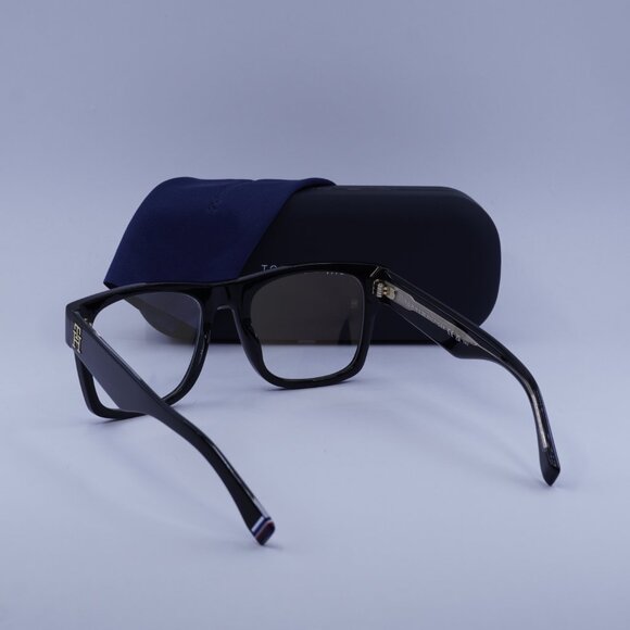 Tommy Hilfiger TH 2118/S 0807 K1 Square Sunglasses – Black/Gold Mirror main image 7